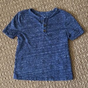 Toddler 3T Henley T-Shirt - Anchor